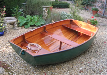 wooden pram boat