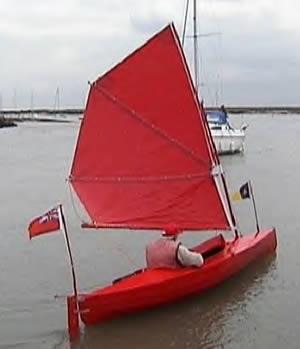 50/50 sailing canoe